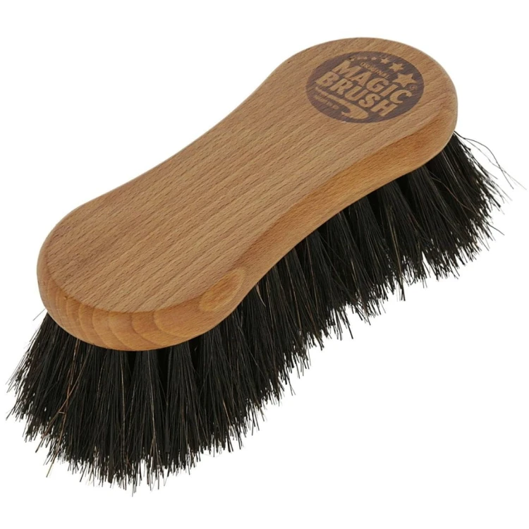 Drewniana szczotka dla konia Magic Brush, twarda