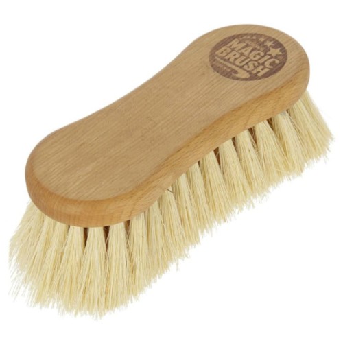 Drewniana szczotka dla konia Magic Brush, miękka
