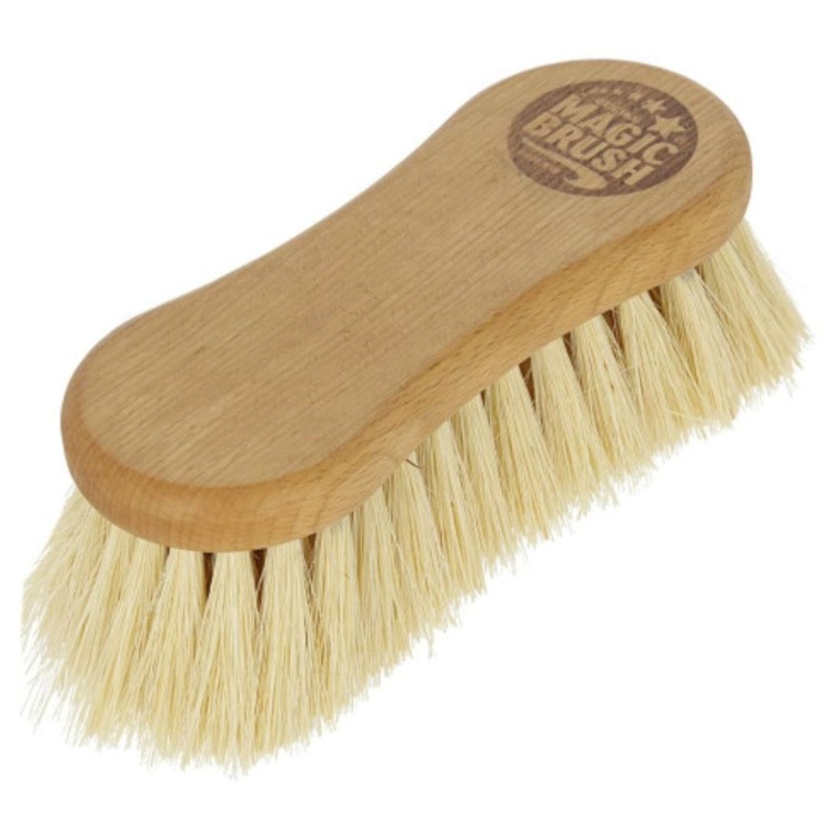 Drewniana szczotka dla konia Magic Brush, miękka