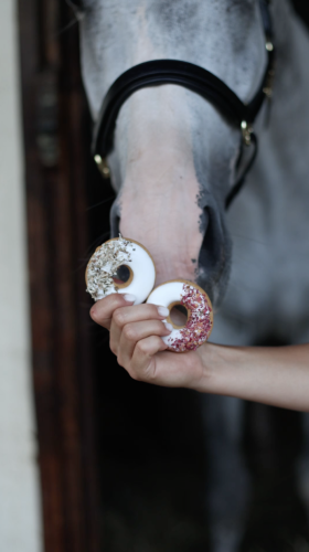 Donuty płatki róży i porost islandzki Candy Horse