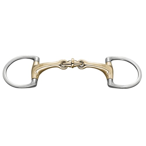 Wędzidło Sprenger Dynamic RS WH Ultra podwójnie łamane D-ring 14 mm / 16 mm