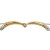 Wędzidło pojedynczo łamane D-ring BR Soft Contact 12 mm / 14 mm