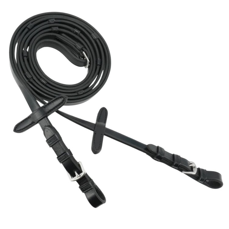 Wodze skórzane ze stoperami Kieffer Leather Reins