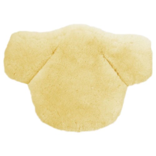 Podkładka Mattes z owczego futra do popręgu Stubben Equisoft® z fartuchem light yellow