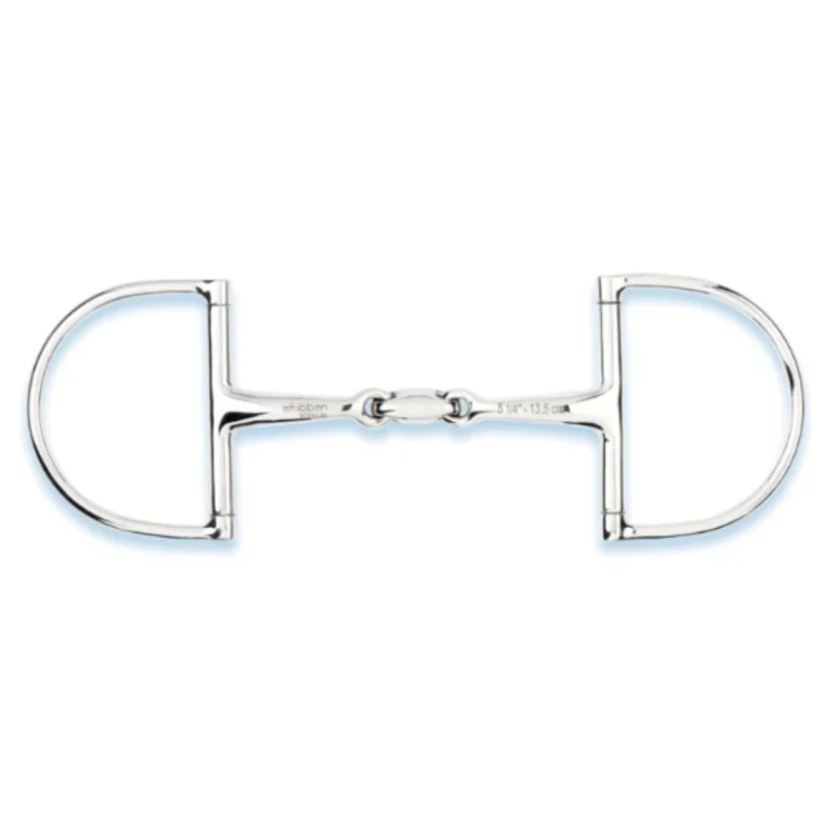 Wędzidło podwójnie łamane blokujące się Stubben Easy Control D-ring