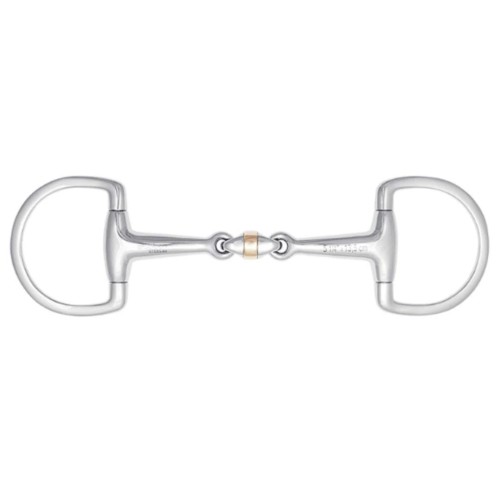 Wędzidło podwójnie łamane Stubben Soft Roll D-ring 16 mm