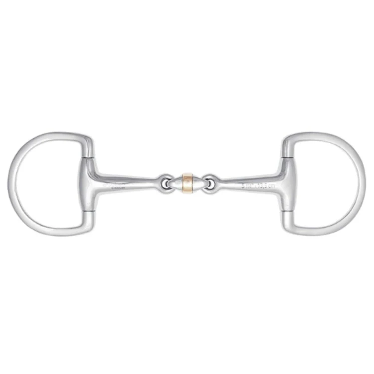 Wędzidło podwójnie łamane Stubben Soft Roll D-ring 16 mm