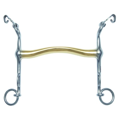 Munsztuk prosty z portem Stubben Fine Line Sweet Copper