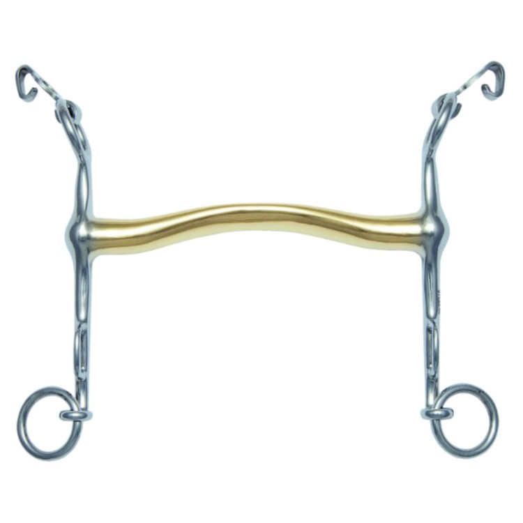 Munsztuk prosty z portem Stubben Fine Line Sweet Copper