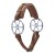 Hackamore Stubben Flower Ring tobacco