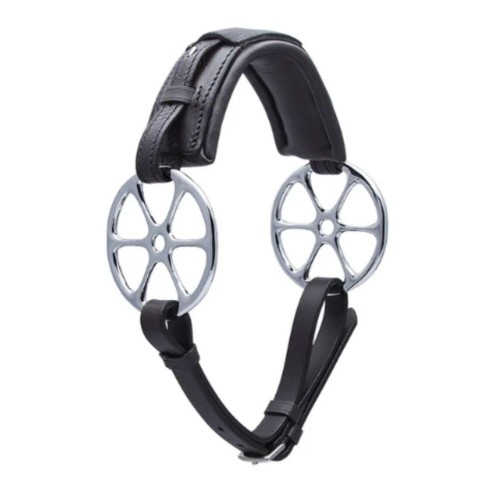 Hackamore Stubben Flower Ring czarny