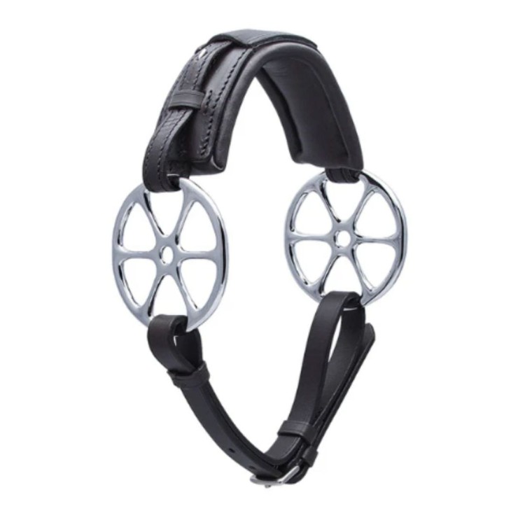 Hackamore Stubben Flower Ring czarny