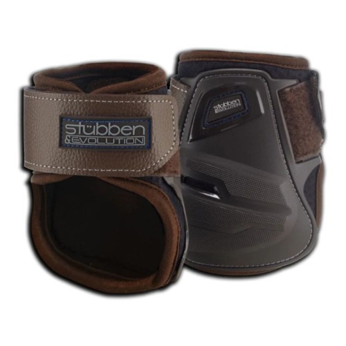 Ochraniacze na tył Stubben Hybrid Fetlock Boots brąz