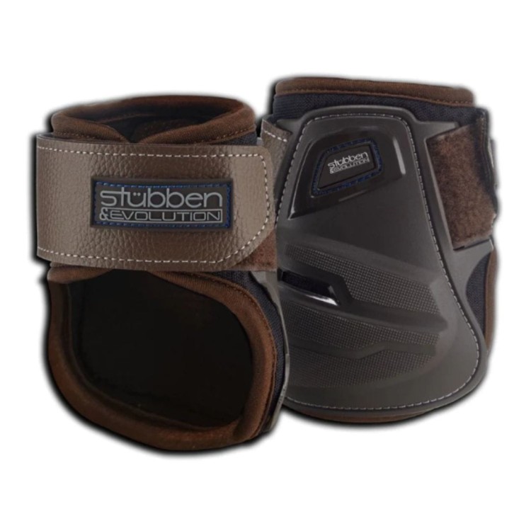 Ochraniacze na tył Stubben Hybrid Fetlock Boots brąz