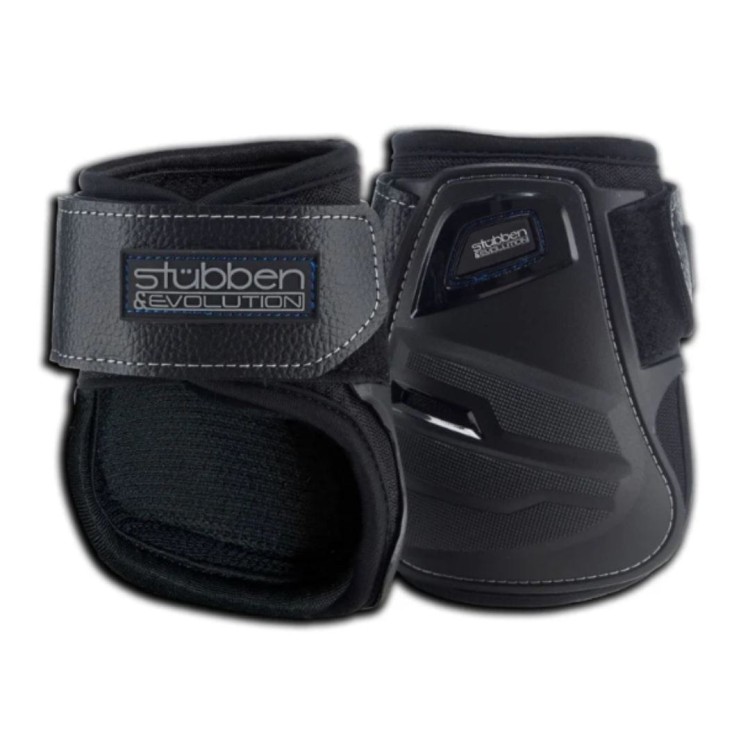 Ochraniacze na tył Stubben Hybrid Fetlock Boots czarny