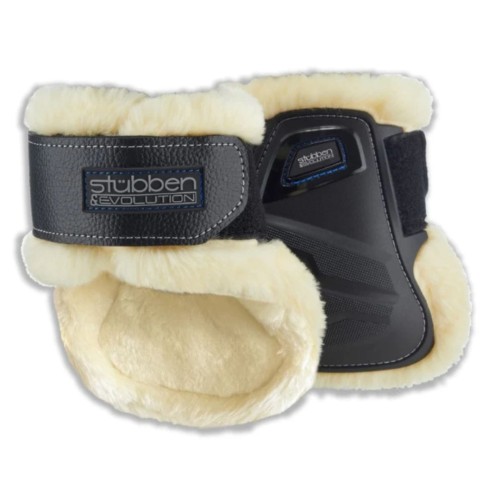 Ochraniacze na tyły Stubben Hybrid Fetlock Boots Fleece czarny