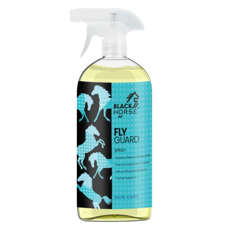 Spray niwelujący zapach końskiego potu Black Horse Fly Guard 500 ml