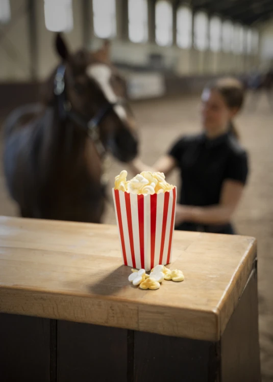 Popcorn Foodie Candy Horse