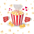 Popcorn Foodie Candy Horse