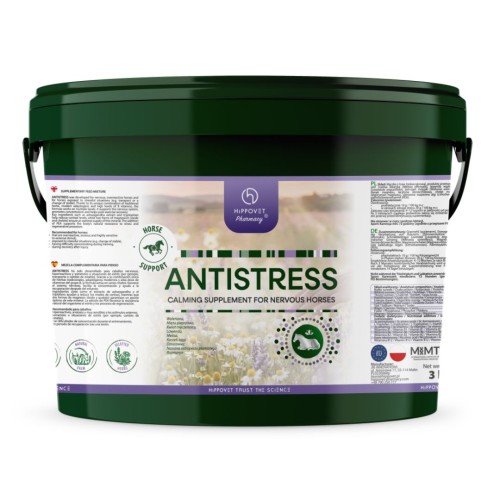 Hippovet Pharmacy Antistress - suplement dla koni nerwowych i nadpobudliwych 3 kg