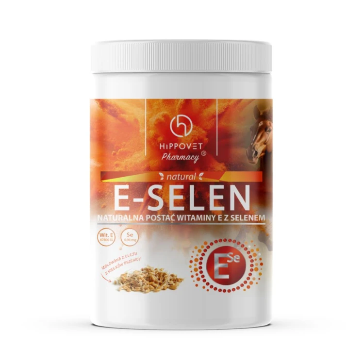 Hippovet Pharmacy E-Selen suplement witaminy E z selenem 1 kg