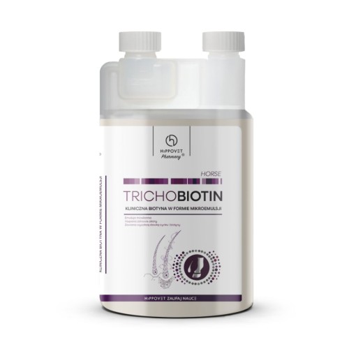 Hippovet Pharmacy Trichobiotin - biotyna w emulsji 1l