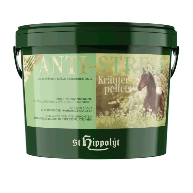 St. Hippolyt Anti-Stress Krauter Pellets - ziołowy suplement uspokajający 3 kg