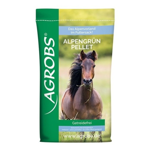 Agrobs Alpengrun Pellets - sieczka z traw i ziół w formie pelletu 20 kg