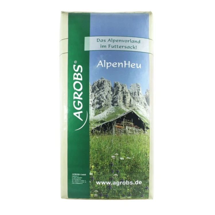 Agrobs Alpenheu – siano z alpejskich łąk dla wszystkich rodzajów koni 12,5 kg