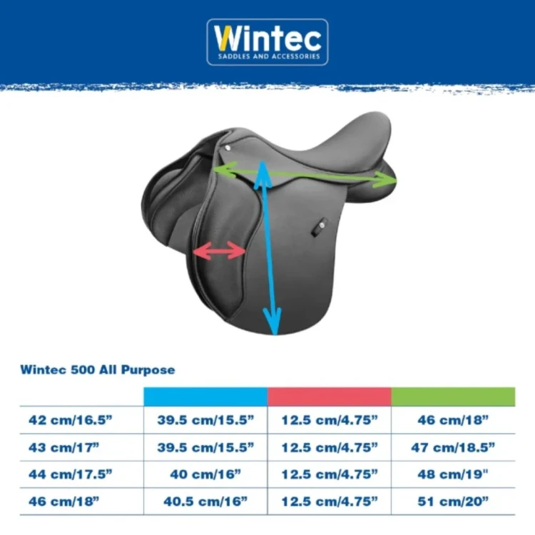 Siodło wszechstronne Wintec 500 All Purpose