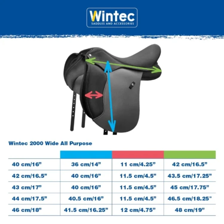 Siodło wszechstronne Wintec 2000 Wide All Purpose